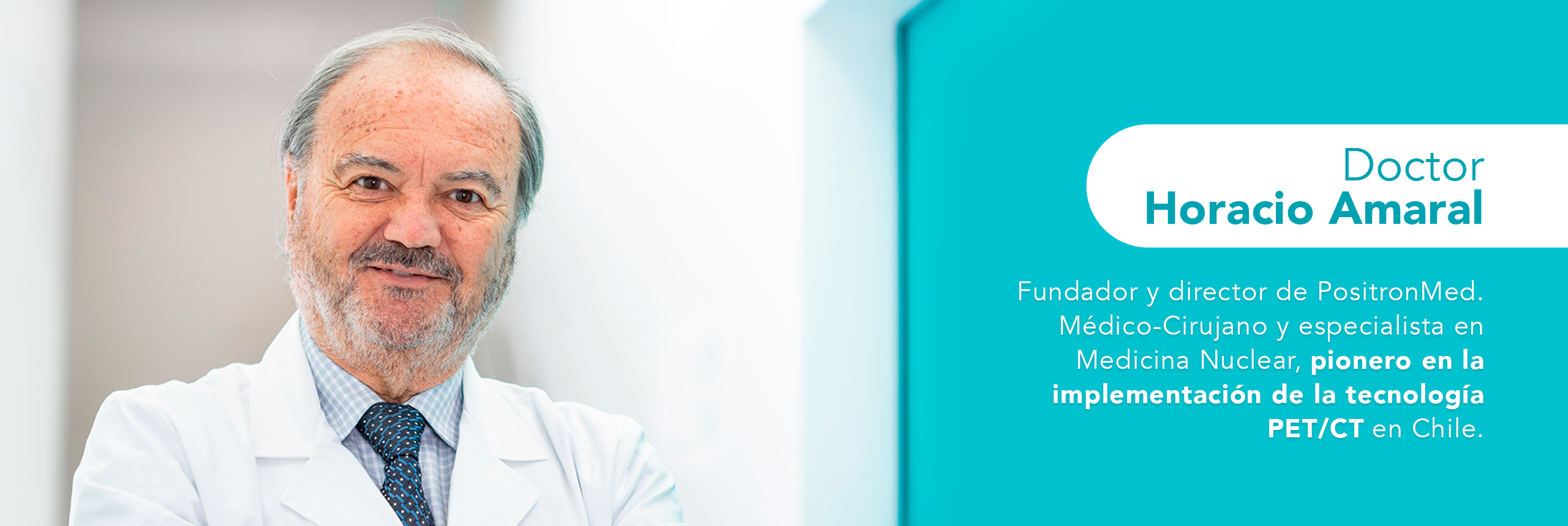 doctor horacio amaral pionero en tecnologia pet ct